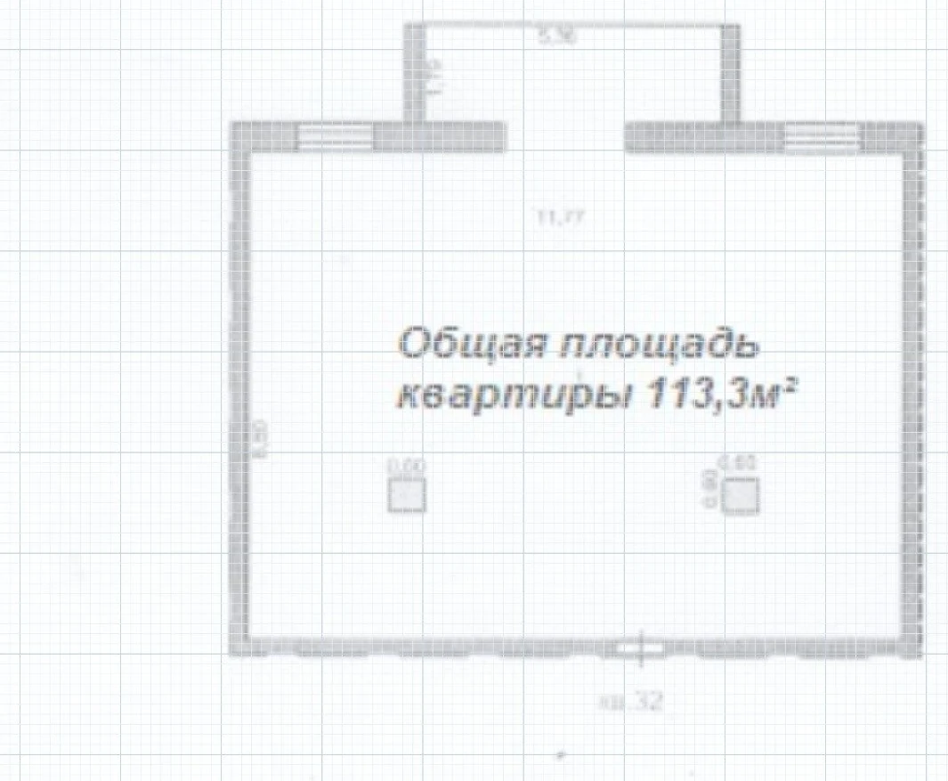 Планировка квартиры №32, 113,3 м²
