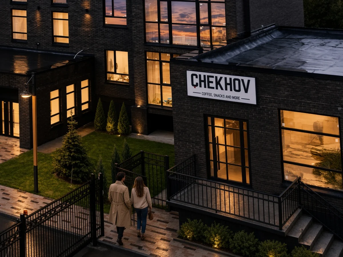 Кофейня CHEKHOV в ЖК HAYAT
